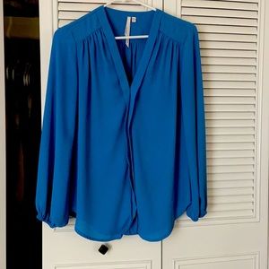 V-neck blouse